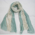 Stock!Fashion Lady blue 2015 hot custom Scarf wholesale ,lace scarves